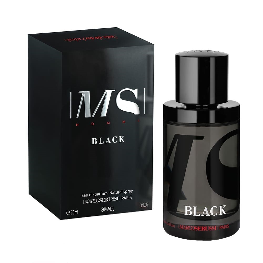 Apa de Parfum Black, Marco Serussi, Barbati - 90ml - 1 | YEO