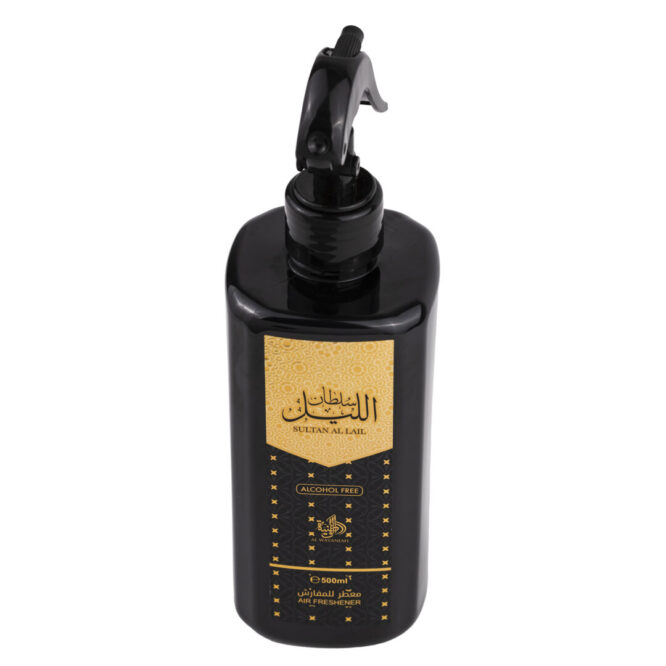 (plu05325) - Deodorant de Camera Sultan Al Lail, Al Wataniah, Fara Alcool - 500ml