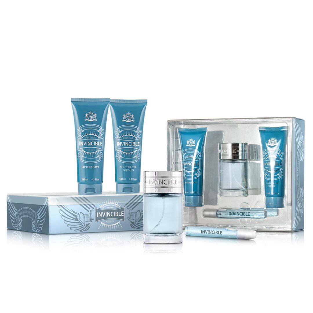 Set NB Invincible, PC Design, Apa de Toaleta - 100ml + Apa de Toaleta - 15ml + Gel de Dus - 130ml + After Shave - 130ml