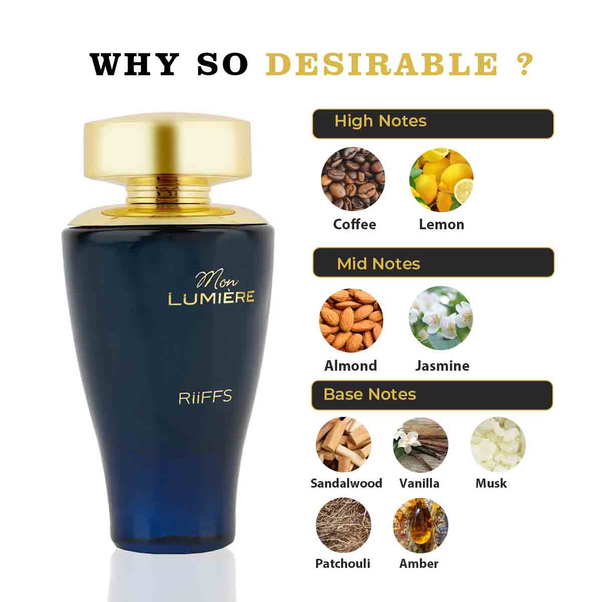 Apa de Parfum Mon Lumiere, Riiffs, Femei- 100ml - 2 | YEO