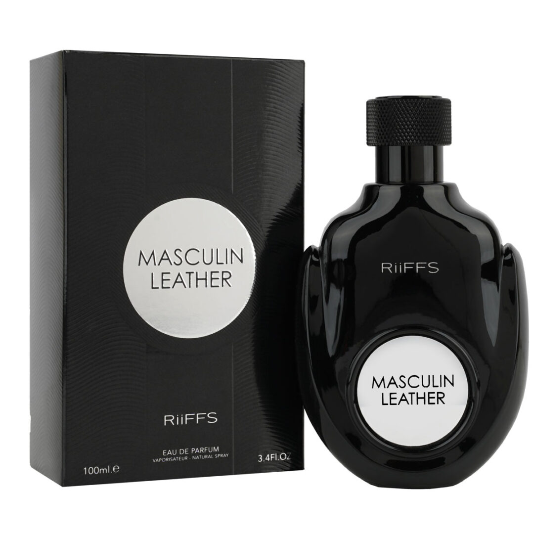 Apa de Parfum Masculin Leather, Riiffs, Barbati - 100ml - 3 | YEO