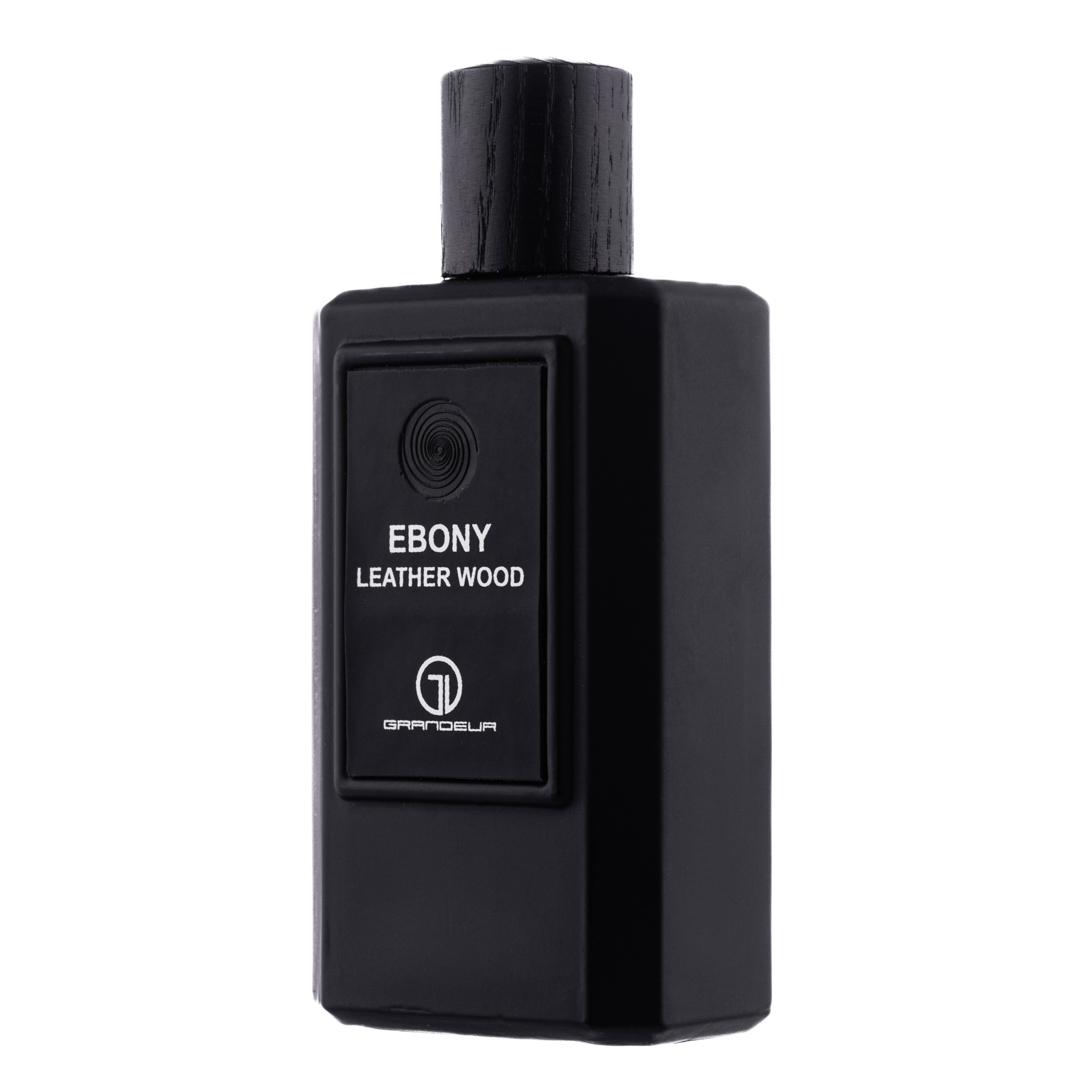 Apa de Parfum Ebony Leather Wood, Grandeur Elite, Barbati - 100ml