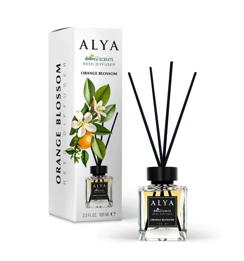 Deodorant de Camera Orange Blossom, Alya, Reed Diffuser - 100ml