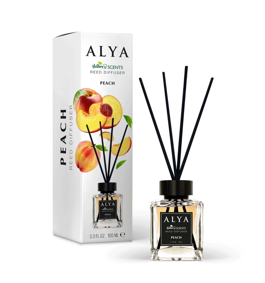 Deodorant de Camera Peach, Alya, Reed Diffuser - 100ml