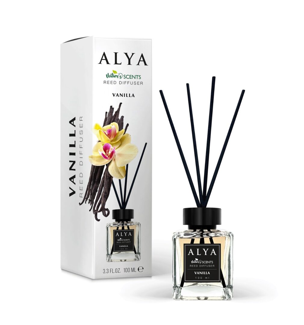 Deodorant de Camera Vanilla, Alya, Reed Diffuser - 100ml