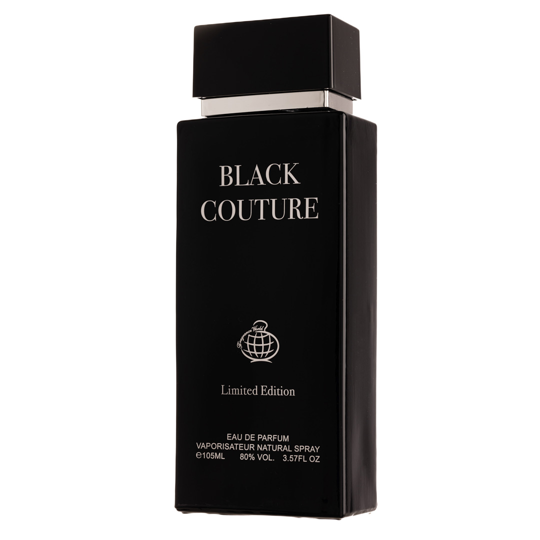 Apa de Parfum Black Couture Limited Edition, Fragrance World, Barbati - 105ml