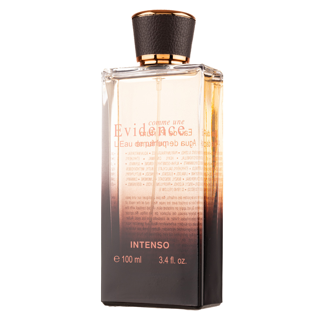 Apa de Parfum Evidence Intenso, Fragrance World, Femei - 115ml