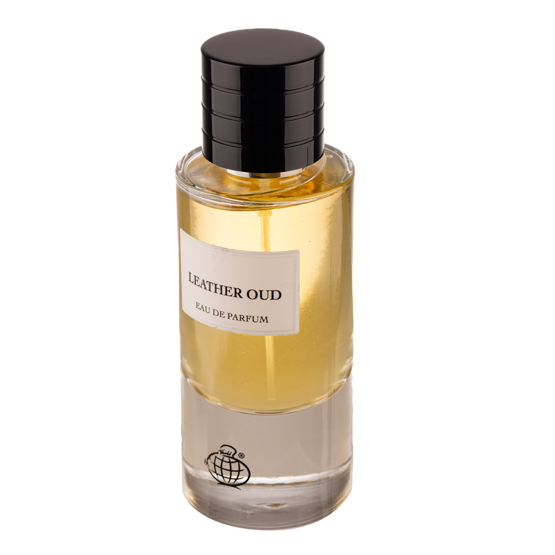 Apa de Parfum Leather Oud, Fragrance World, Unisex - 80ml