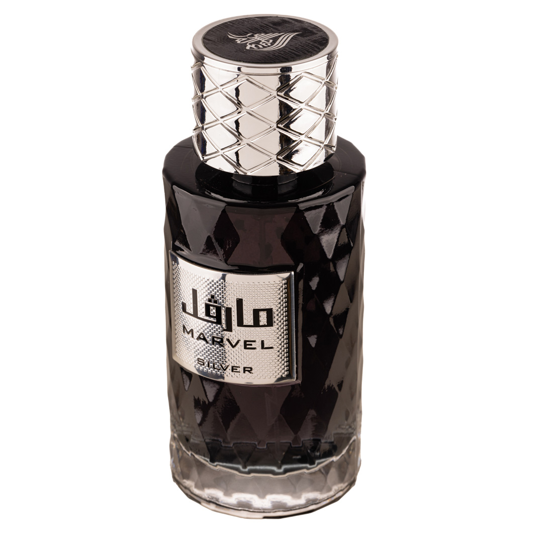 Apa de Parfum Marvel Silver, Athoor al Alam, Barbati - 100ml