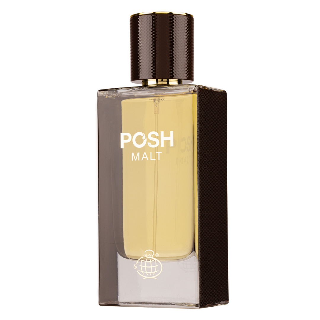 Apa de Parfum Posh Malt, Fragrance World, Barbati - 80ml