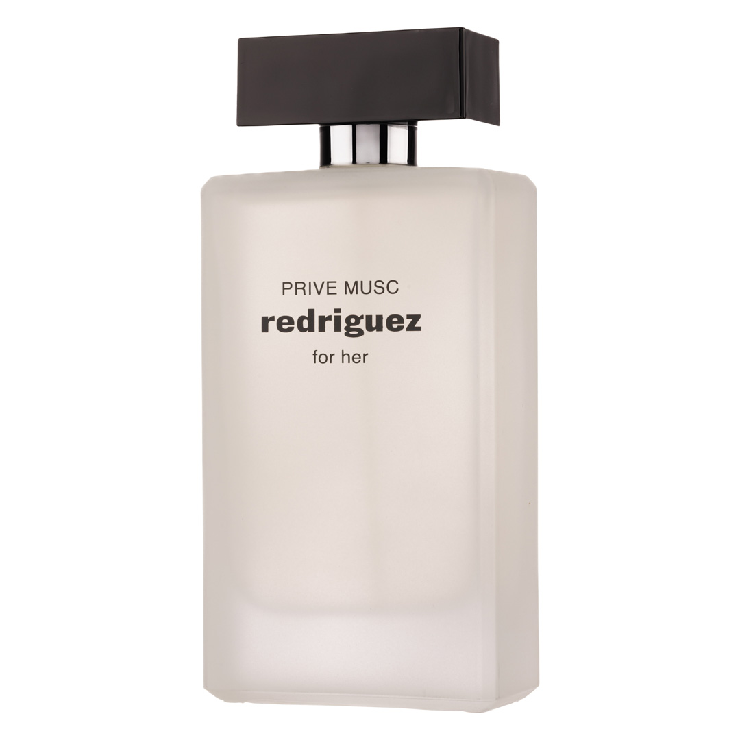 Apa de Parfum Redriguez Prive Musk, Fragrance World, Femei - 100ml