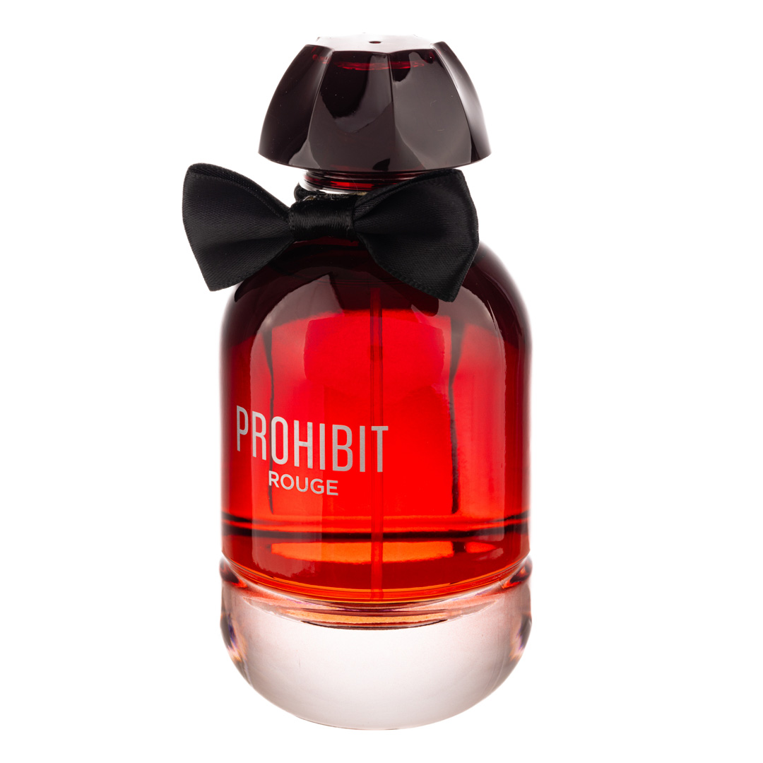 Apa de Parfum Prohibit Rouge, Fragrance World, Femei - 100ml