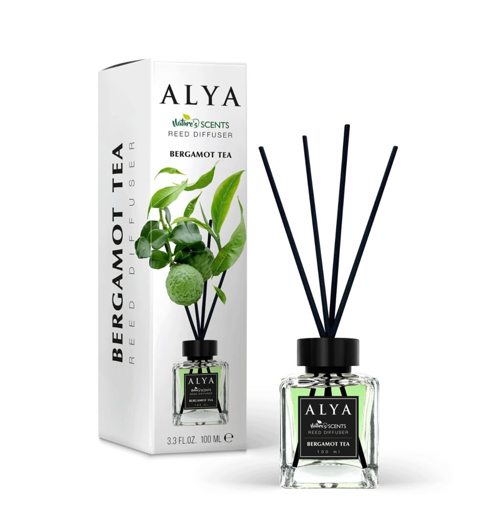 Deodorant de Camera Bergamot Tea, Alya, Reed Diffuser - 100ml