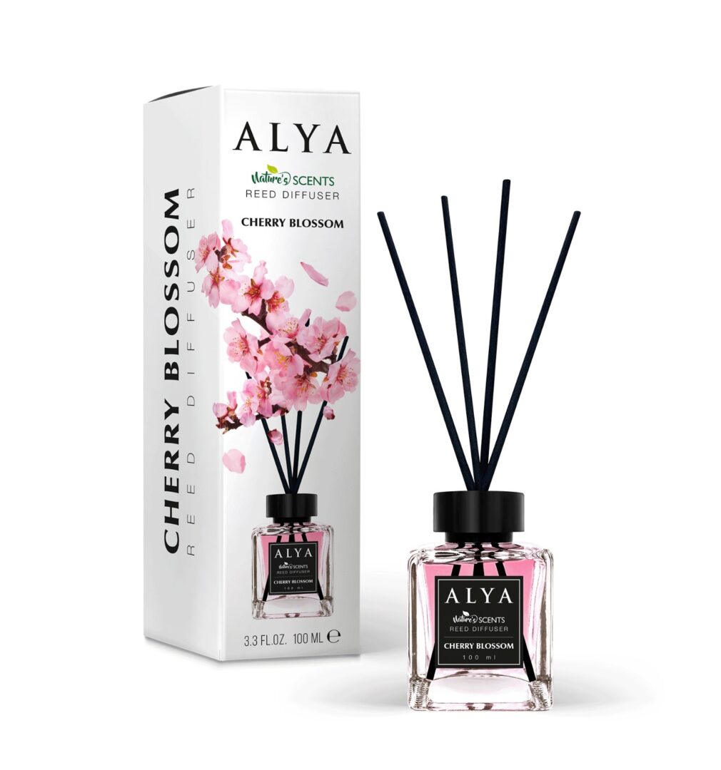 Deodorant de Camera Cherry Blossom, Alya, Reed Diffuser - 100ml