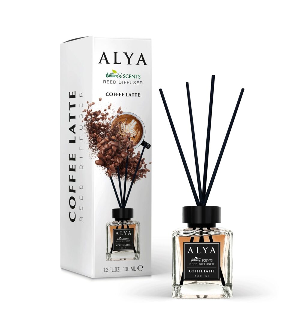 Deodorant de Camera Caffe Latte, Alya, Reed Diffuser - 100ml