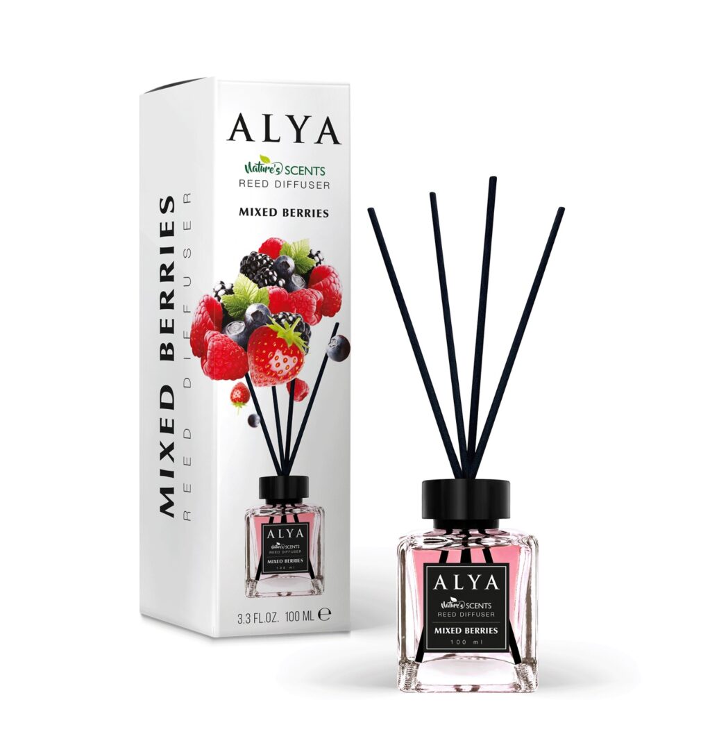 Deodorant de Camera Mixed Berries, Alya, Reed Diffuser - 100ml