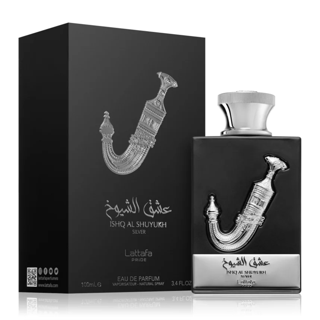 Apa de Parfum Ishq Al Shuyukh Silver, Lattafa, Unisex - 100ml