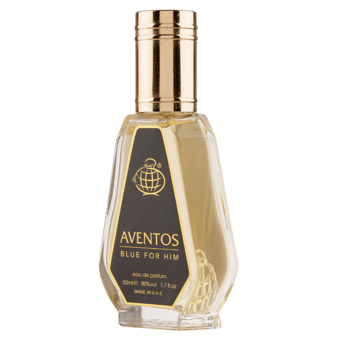 Apa de Parfum Aventos Blue For Him, Fragrance World, Barbati - 50ml