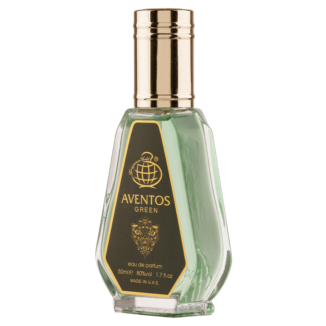 Apa de Parfum Aventos Green, Fragrance World, Barbati - 50ml