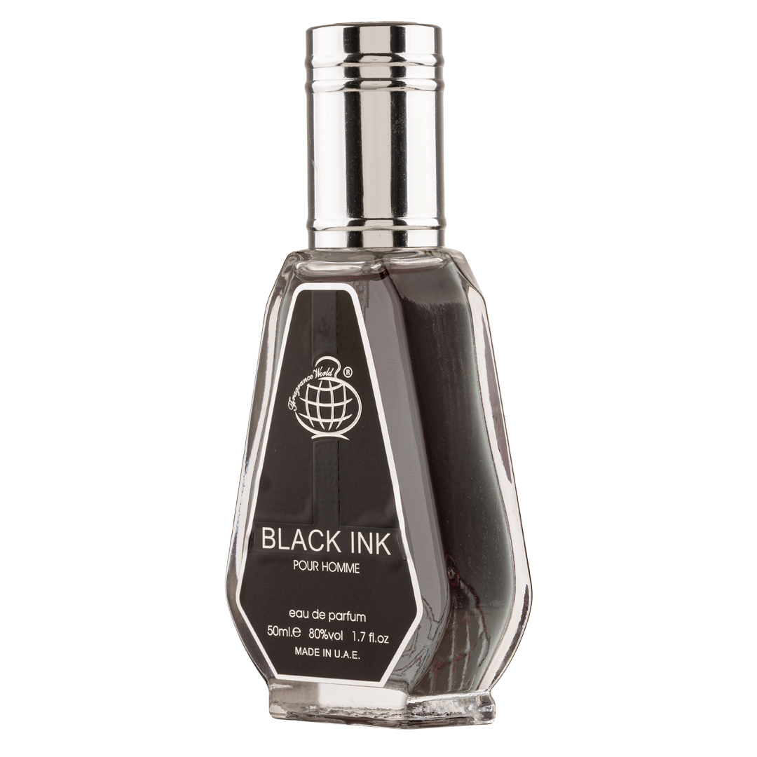 Apa de Parfum Black Ink, Fragrance World, Barbati - 50ml