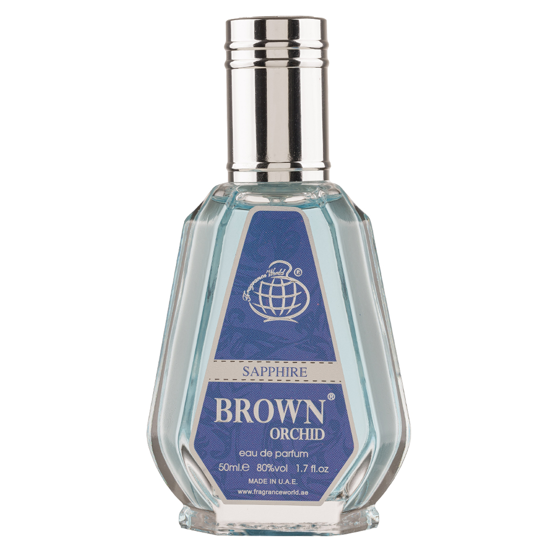 Apa de Parfum Brown Orchid Sapphire, Fragrance World, Unisex - 50ml - 1 | YEO