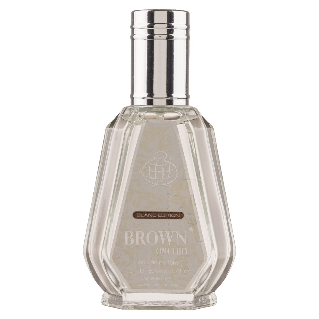 Apa de Parfum Brown Orchid Blanc Edition, Fragrance World, Unisex - 50ml - 1 | YEO